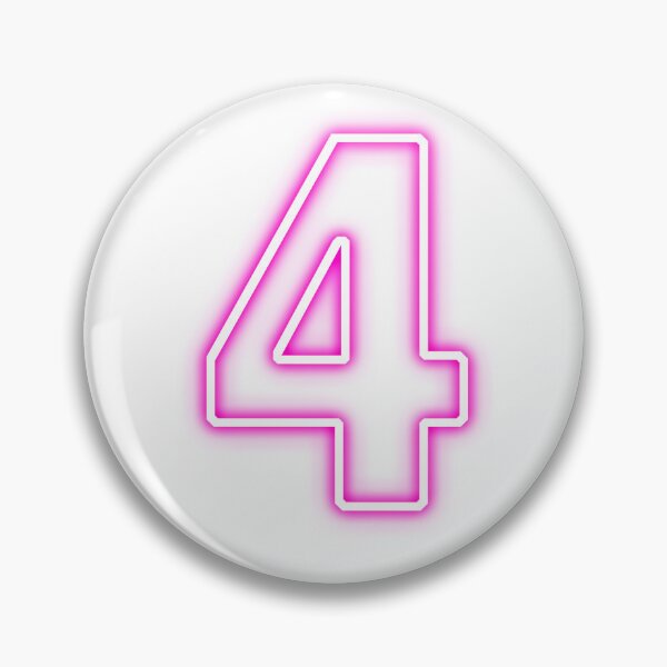 Item preview, pack of stickers, number four, different illustrations designed and sold by Numbers-Art.