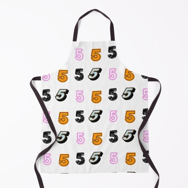 Item preview, pack of stickers, number five, different illustrations designed and sold by Numbers-Art.