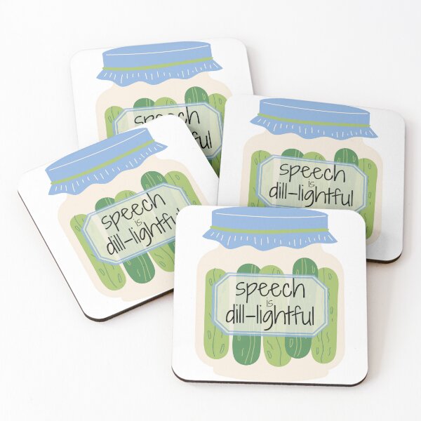 Item preview, Speech is Dill-lightful designed and sold by bellaabreu.