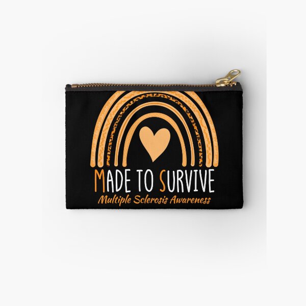 Aperçu de l'œuvre Made To Survive Rainbow MS Multiple Sclerosis Awareness Gear créée et vendue par DynamicDesign.