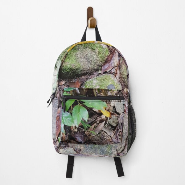 Item preview, Yellow Leaf On A Rock In Rainforest designed and sold by Designsbygroovy.