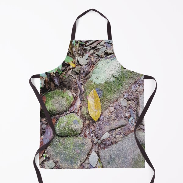 Item preview, Yellow Leaf On A Rock In Rainforest designed and sold by Designsbygroovy.