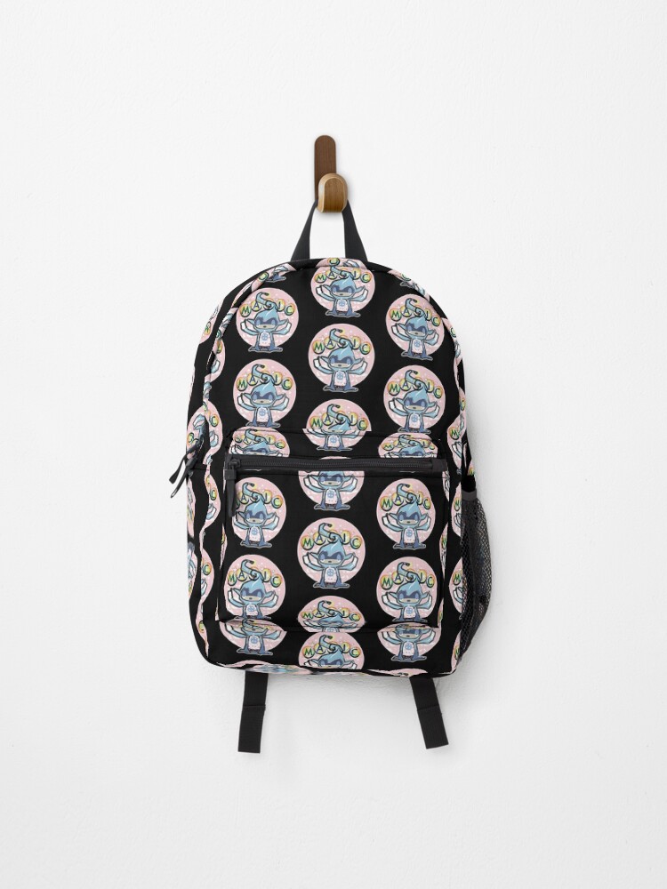 Thumbnail 1 of 3, Backpack, Wizard and Sleepy Magic Blue designed and sold by Rickybrook.