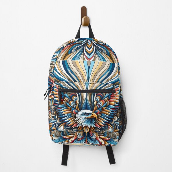 Item preview, Colorful Eagle Optical Illusion designed and sold by ArtemisDesignAI.