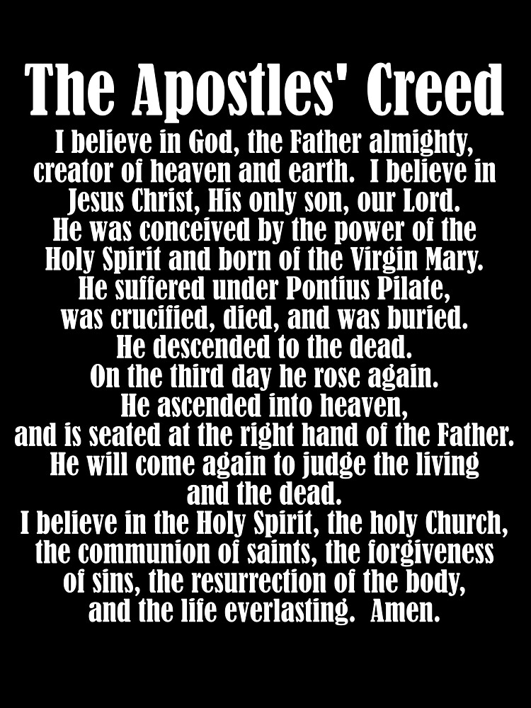 Imagen 7 de 7, Camiseta oversize con la obra Apostles Creed Christian Catholic Faith Believer Pray Jesus Gear, diseñada y vendida por DynamicDesign.