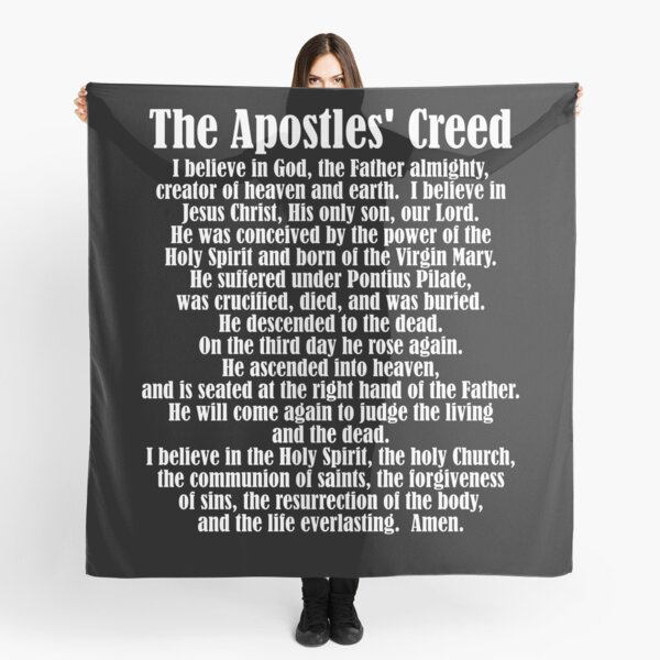 Item preview, Apostles Creed Christian Catholic Faith Believer Pray Jesus Gear designed and sold by DynamicDesign.