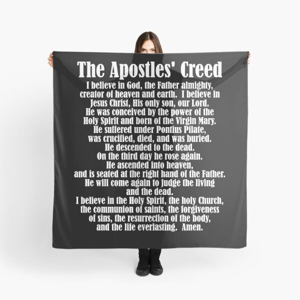 Artikelvorschau, Apostles Creed Christian Catholic Faith Believer Pray Jesus Gear entworfen und verkauft von DynamicDesign.