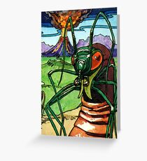 Weetabix Doctor Who 1977 Wirrn Greeting Card