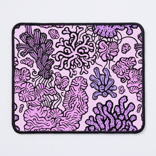 Item preview, Macroalgae Repeating Patterns: Coralline, black line designed and sold by Chrysasaur.