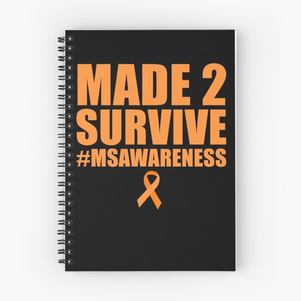 Aperçu de l'œuvre Made To Survive #MSAwareness Multiple Sclerosis Awareness Gear créée et vendue par DynamicDesign.