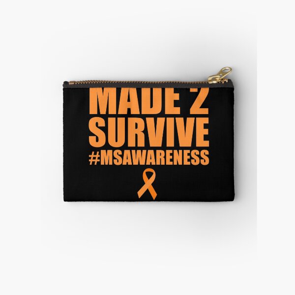 Aperçu de l'œuvre Made To Survive #MSAwareness Multiple Sclerosis Awareness Gear créée et vendue par DynamicDesign.