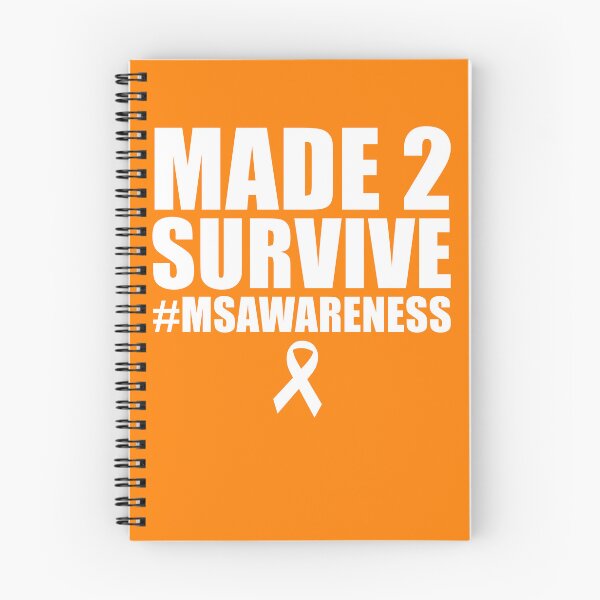 Aperçu de l'œuvre Made To Survive #MSAwareness Multiple Sclerosis Awareness Gear créée et vendue par DynamicDesign.