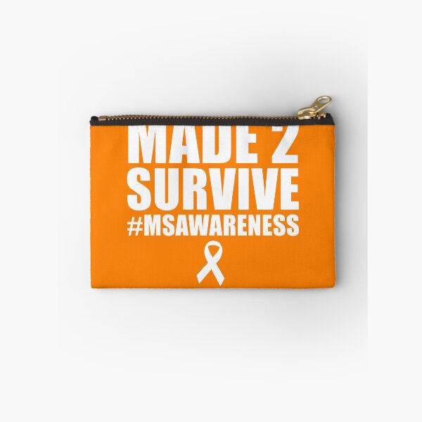 Aperçu de l'œuvre Made To Survive #MSAwareness Multiple Sclerosis Awareness Gear créée et vendue par DynamicDesign.