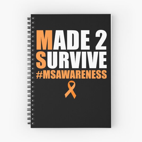 Aperçu de l'œuvre Made To Survive #MSAwareness Multiple Sclerosis Awareness Gear créée et vendue par DynamicDesign.