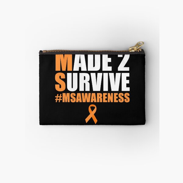 Aperçu de l'œuvre Made To Survive #MSAwareness Multiple Sclerosis Awareness Gear créée et vendue par DynamicDesign.