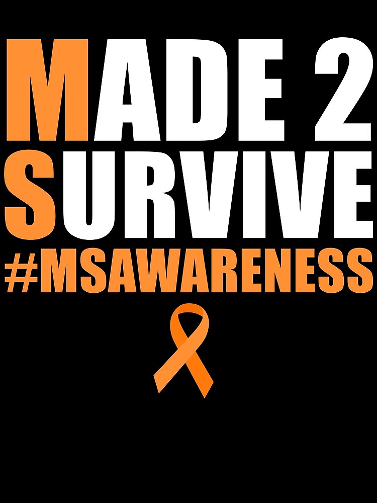 Thumbnail 3 von 3, Tuch, Made To Survive #MSAwareness Multiple Sclerosis Awareness Gear designt und verkauft von DynamicDesign.