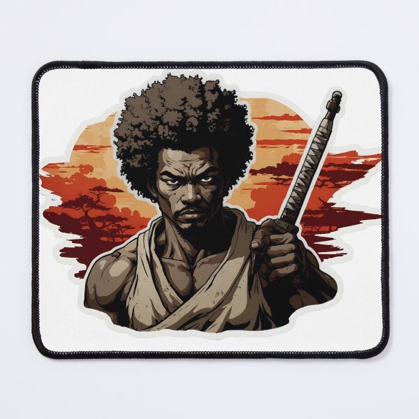 Item preview, Hokusai-Inspired Black Samurai Sticker Set designed and sold by Facilita.