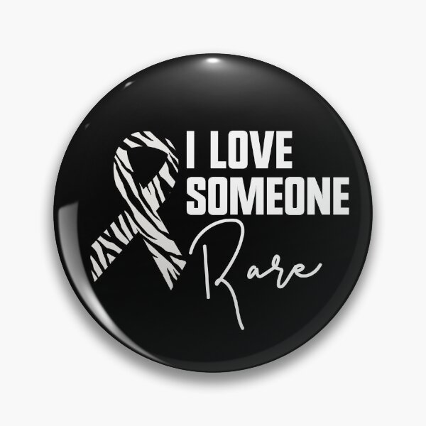 Artikelvorschau, I Love Someone Rare Zebra Ribbon Rare Disease Awareness Gear entworfen und verkauft von DynamicDesign.