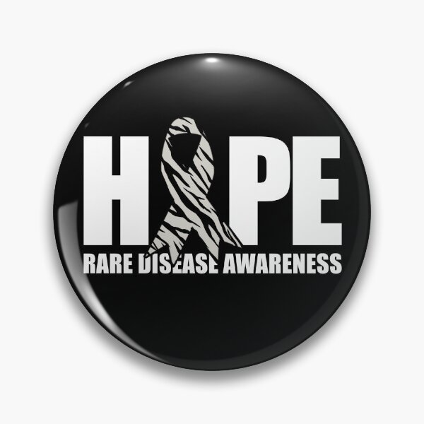 Artikelvorschau, Hope Zebra Ribbon Rare Disease Awareness Gear entworfen und verkauft von DynamicDesign.