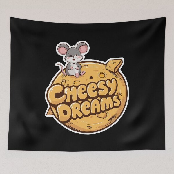 Item preview, Cute Mouse on a Cheese Moon Kawaii T-Shirt designed and sold by Witty Shirts.