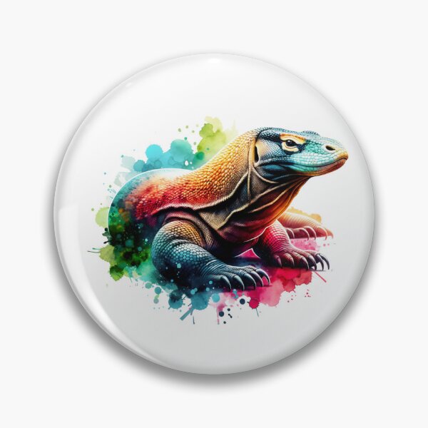 Item preview, Watercolor Komodo Dragon designed and sold by TheAnimalZ00.