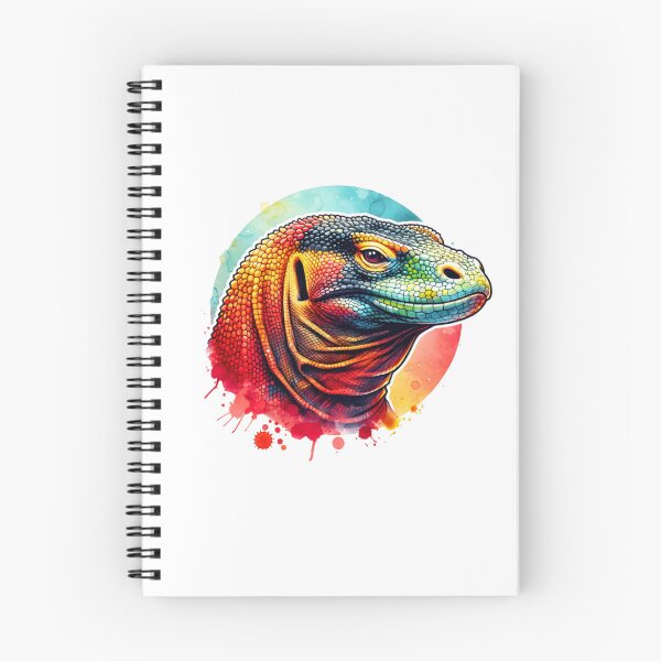 Item preview, Watercolor Komodo Dragon Face designed and sold by TheAnimalZ00.