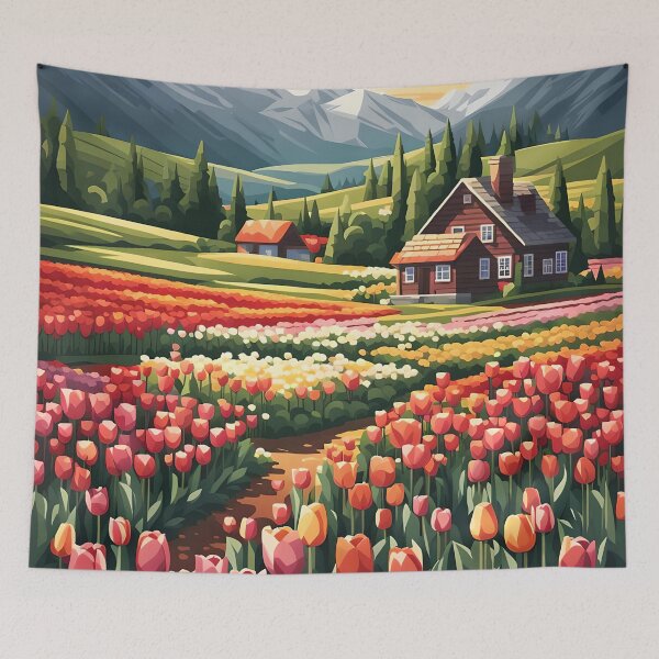 Item preview, April Tulips designed and sold by VeiledVision.