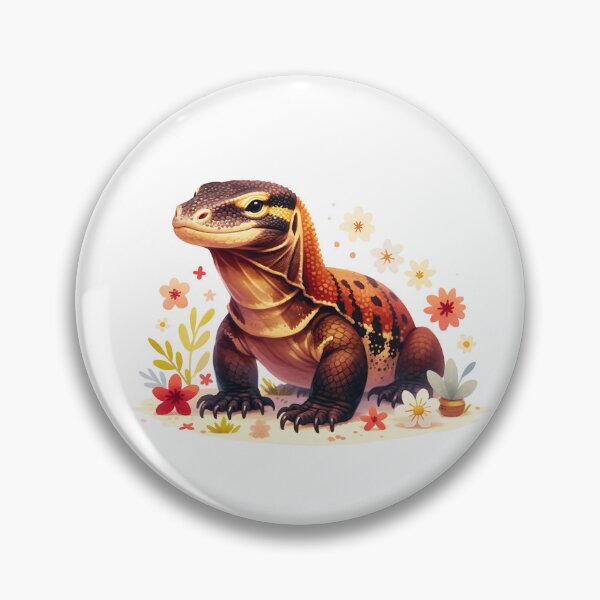 Item preview, Komodo Dragon And Flowers designed and sold by TheAnimalZ00.