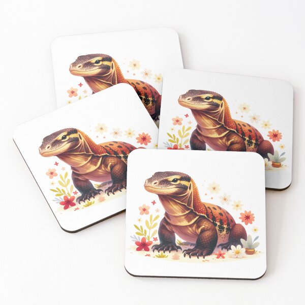 Item preview, Komodo Dragon And Flowers designed and sold by TheAnimalZ00.