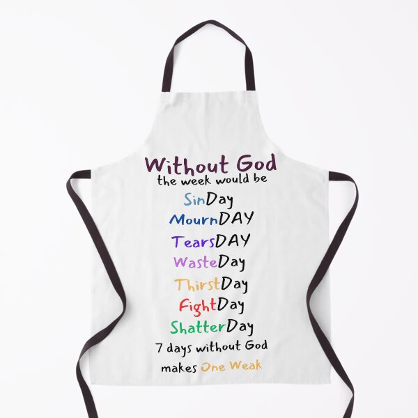 Item preview, 7 Days Without God Makes One Weak designed and sold by CottonAndBliss.