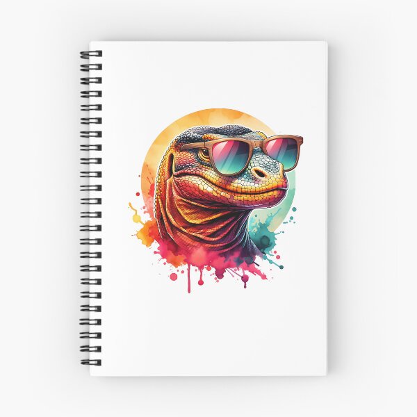 Item preview, Watercolor Komodo Dragon Wearing Sunglasses designed and sold by TheAnimalZ00.