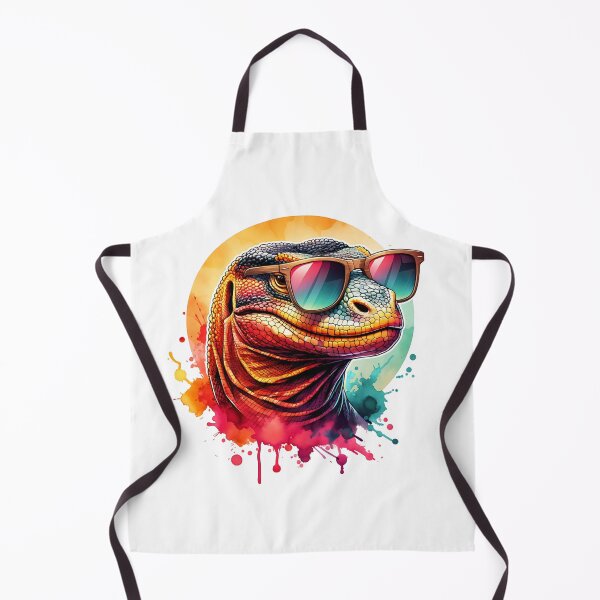 Item preview, Watercolor Komodo Dragon Wearing Sunglasses designed and sold by TheAnimalZ00.