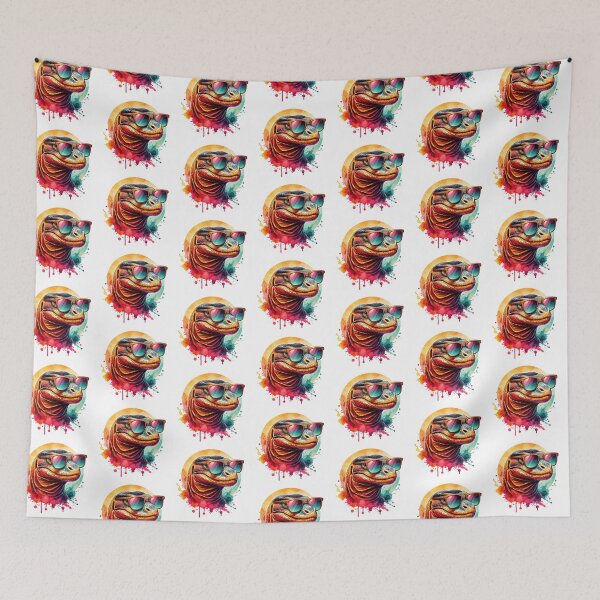 Item preview, Watercolor Komodo Dragon Wearing Sunglasses designed and sold by TheAnimalZ00.