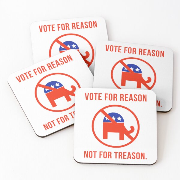 Item preview, Vote for reason not treason  designed and sold by Rachel the Artist .