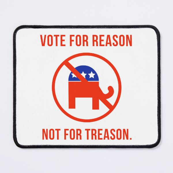 Item preview, Vote for reason not treason  designed and sold by Rachel the Artist .