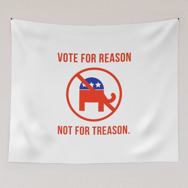 Item preview, Vote for reason not treason  designed and sold by Rachel the Artist .