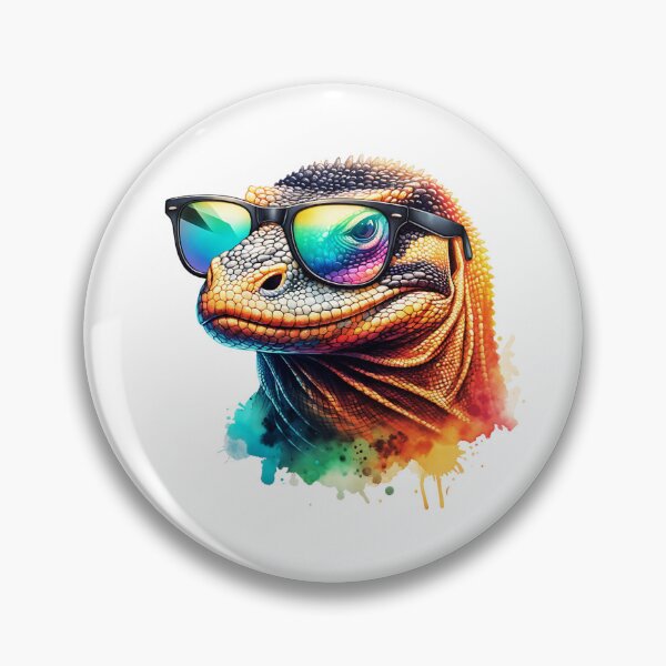 Item preview, Komodo Dragon Wearing Glasses designed and sold by TheAnimalZ00.