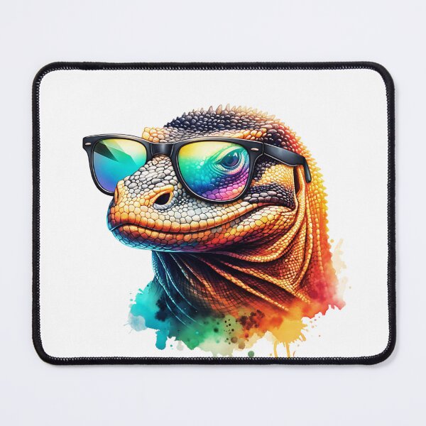 Item preview, Komodo Dragon Wearing Glasses designed and sold by TheAnimalZ00.