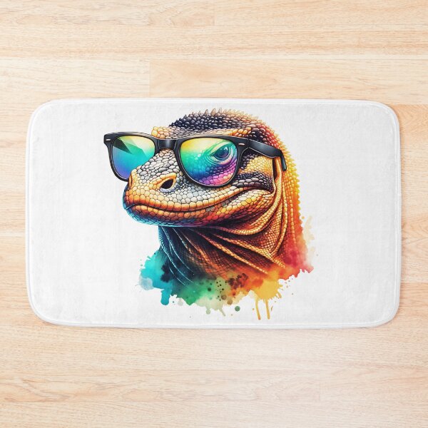 Item preview, Komodo Dragon Wearing Glasses designed and sold by TheAnimalZ00.