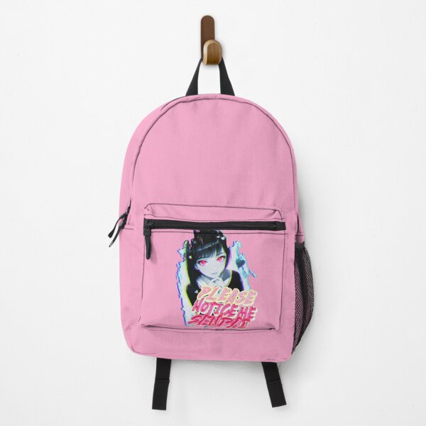 Item preview, Please Notice me Senpai #2 Cute Anime SchoolGirl Pink designed and sold by MikaseSan.