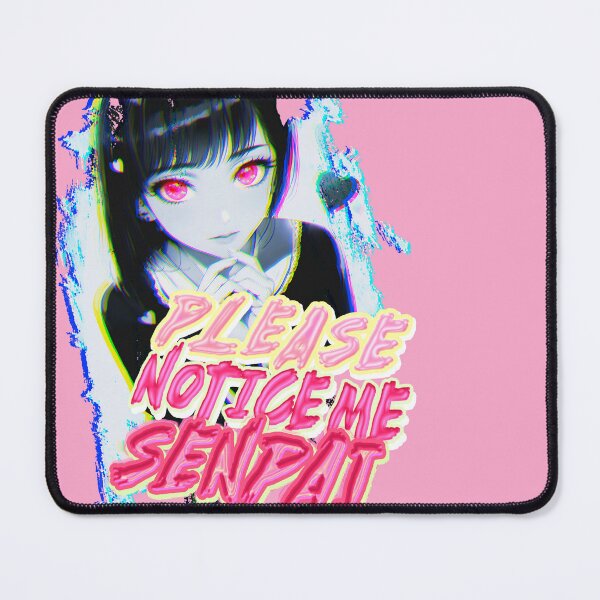 Item preview, Please Notice me Senpai #2 Cute Anime SchoolGirl Pink designed and sold by MikaseSan.