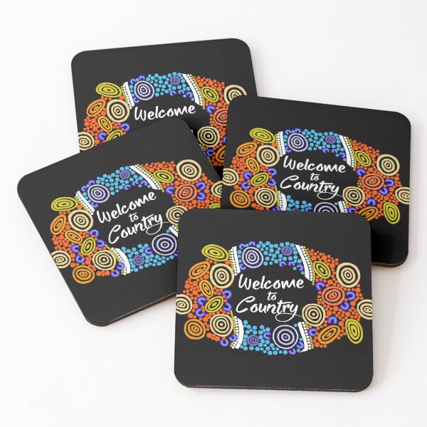 Item preview, Authentic Aboriginal Art - Welcome to Country designed and sold by HogarthArts.