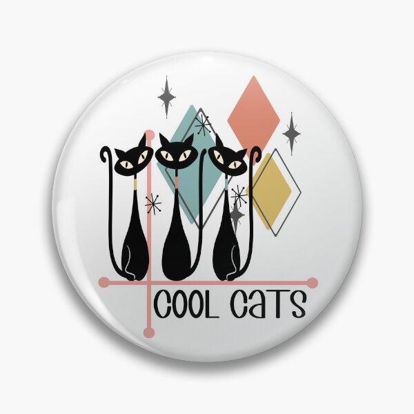 Item preview, Midcentury Modern COOL CATS Atomic Cats designed and sold by bridgetscollect.