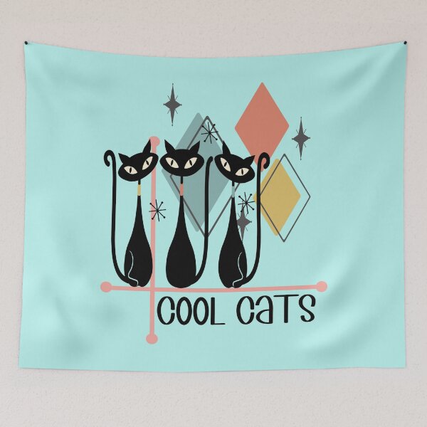 Item preview, Midcentury Modern COOL CATS Atomic Cats designed and sold by bridgetscollect.