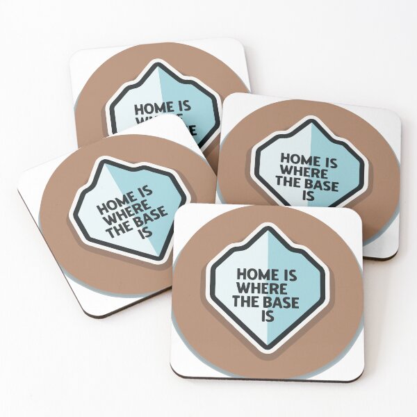 Item preview, Home is Where the Base Is - Minimalist Softball Icon designed and sold by NiftyWrx.