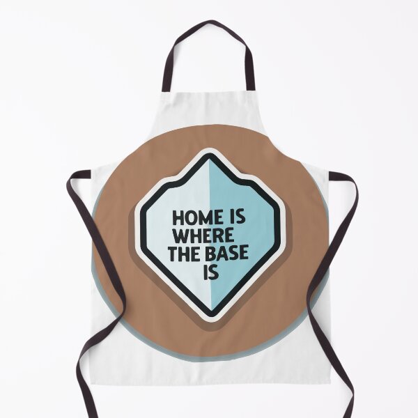 Item preview, Home is Where the Base Is - Minimalist Softball Icon designed and sold by NiftyWrx.