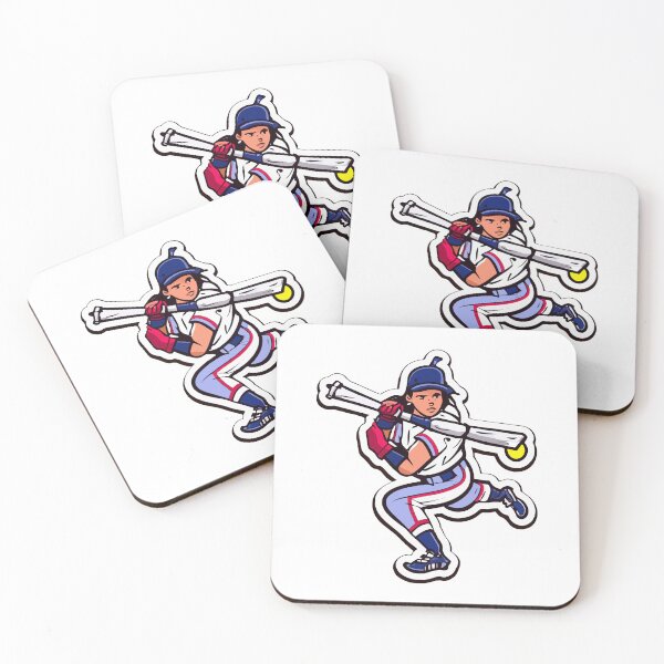 Item preview, Fierce Female Softball Player in Action designed and sold by NiftyWrx.