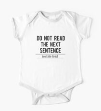 Do not read One Piece - Short Sleeve