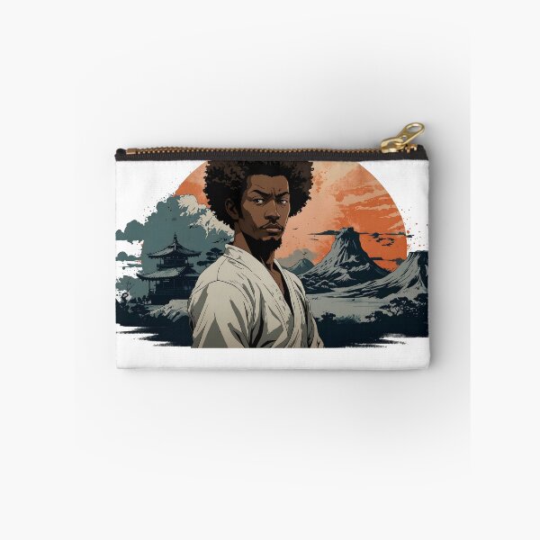 Item preview, art of the samurai afro in the mountain designed and sold by Facilita.