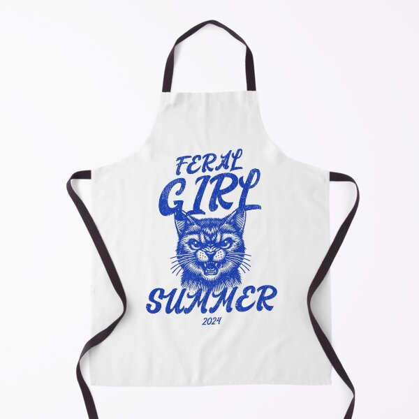 Item preview, Feral Summer Girl Cat Blue designed and sold by KloverDesigns.